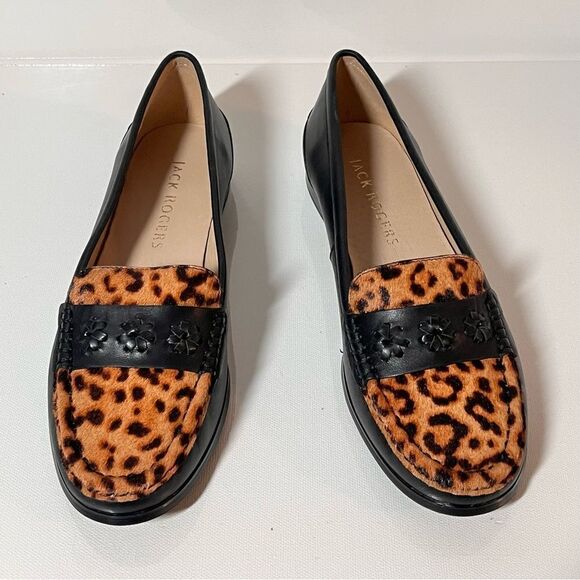 Jack Rogers Remy Haircalf Slip-On Loafers - Picture 2 of 8